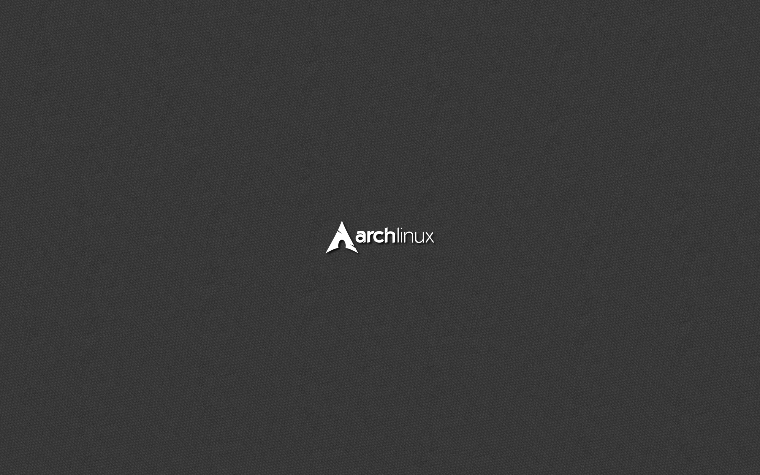 Arch Linux logo on a gray background HD Wallpaper