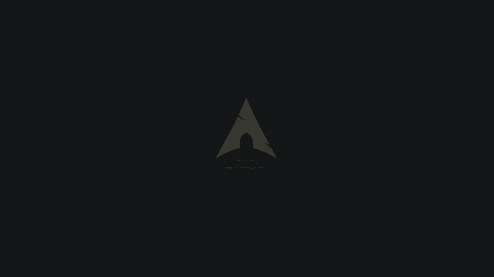 Arch Linux logo with text HD Wallpaper