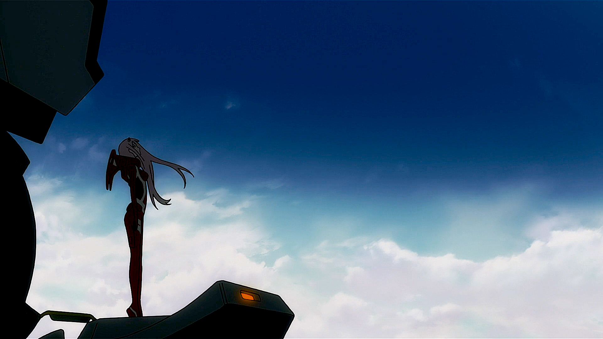 Zero Two from Darling in the FranXX on a platform HD Wallpaper