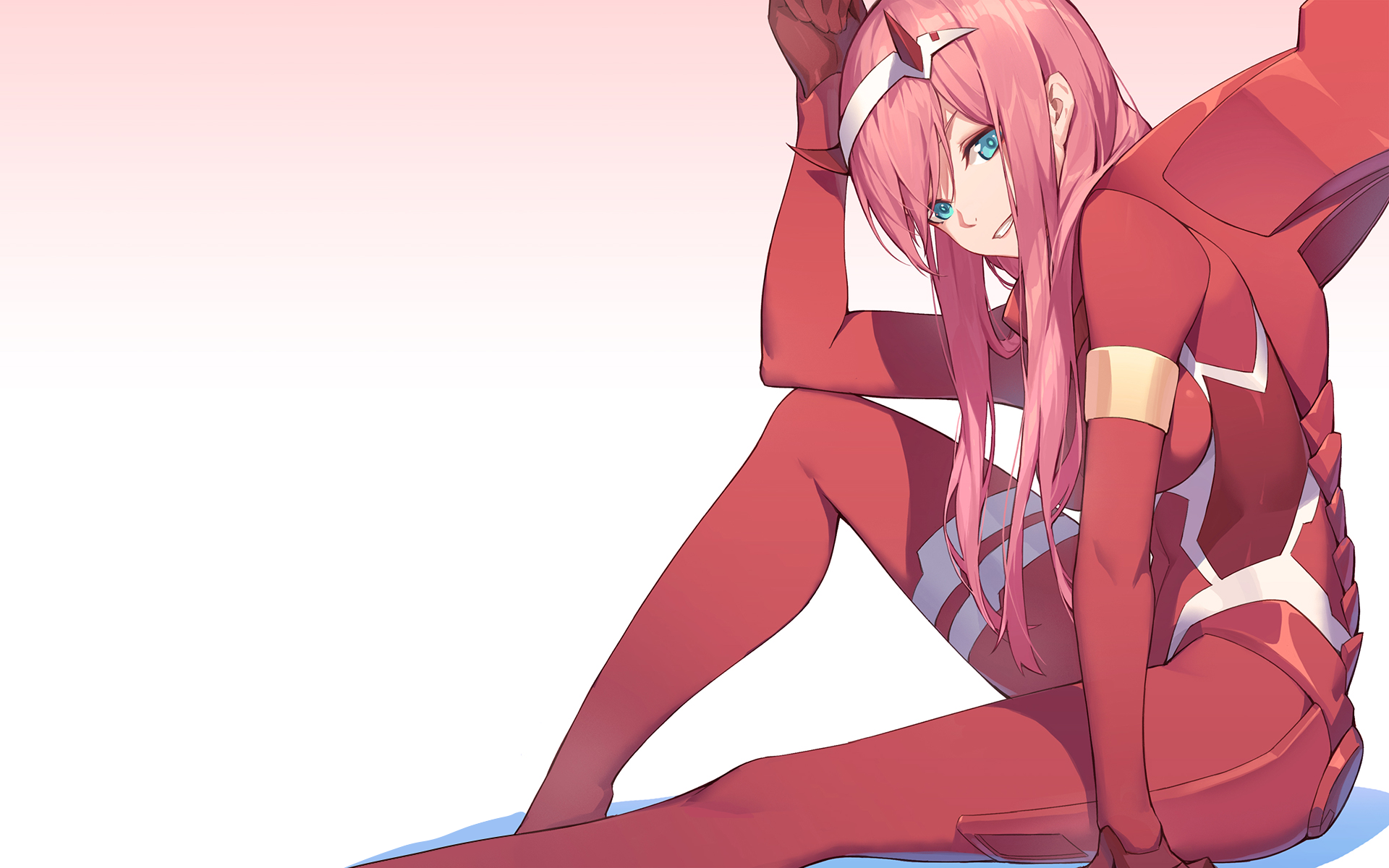 Zero Two from Darling in the FranXX HD Wallpaper