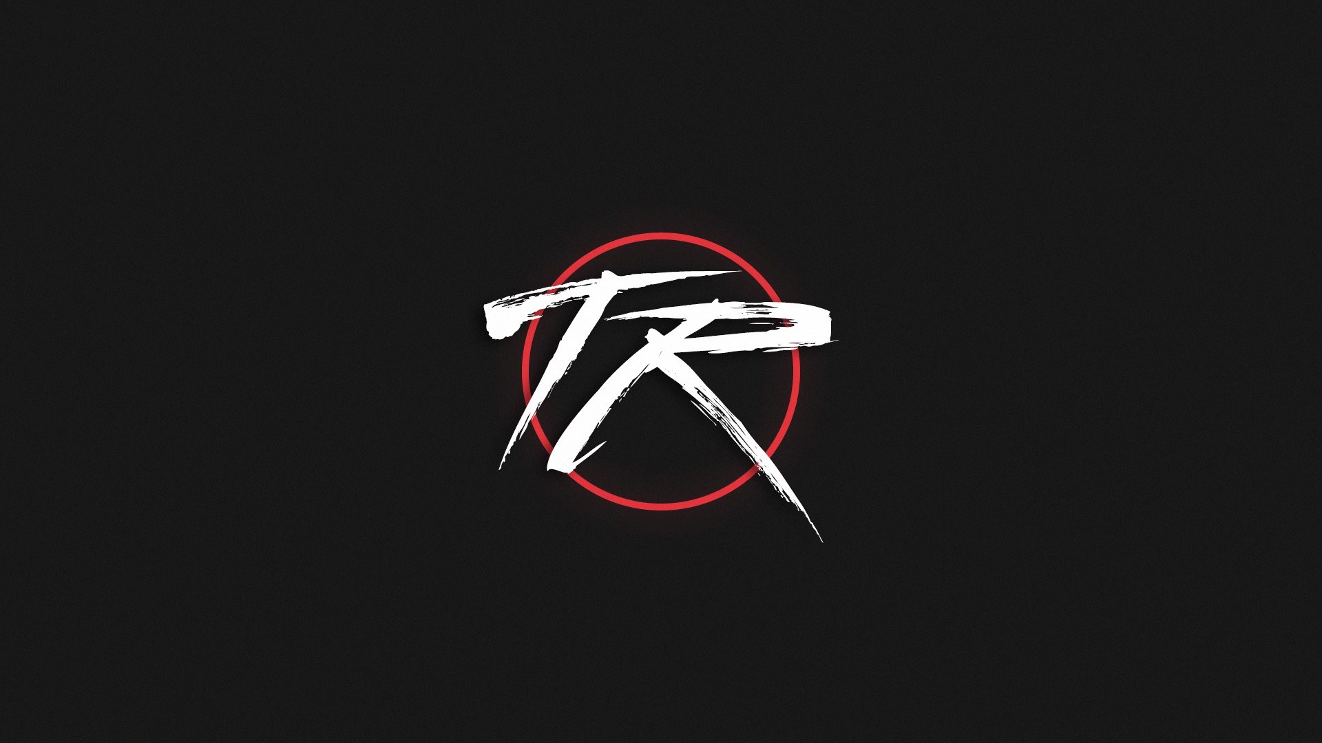 TR logo with red circle HD Wallpaper