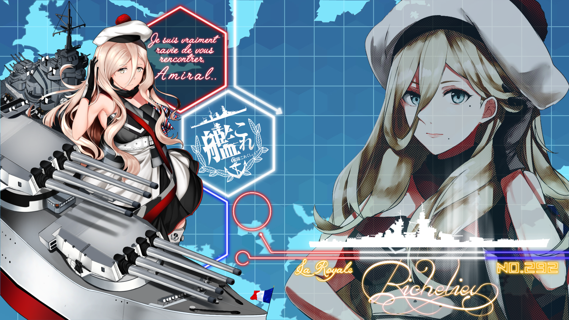 Richelieu from Azur Lane HD Wallpaper