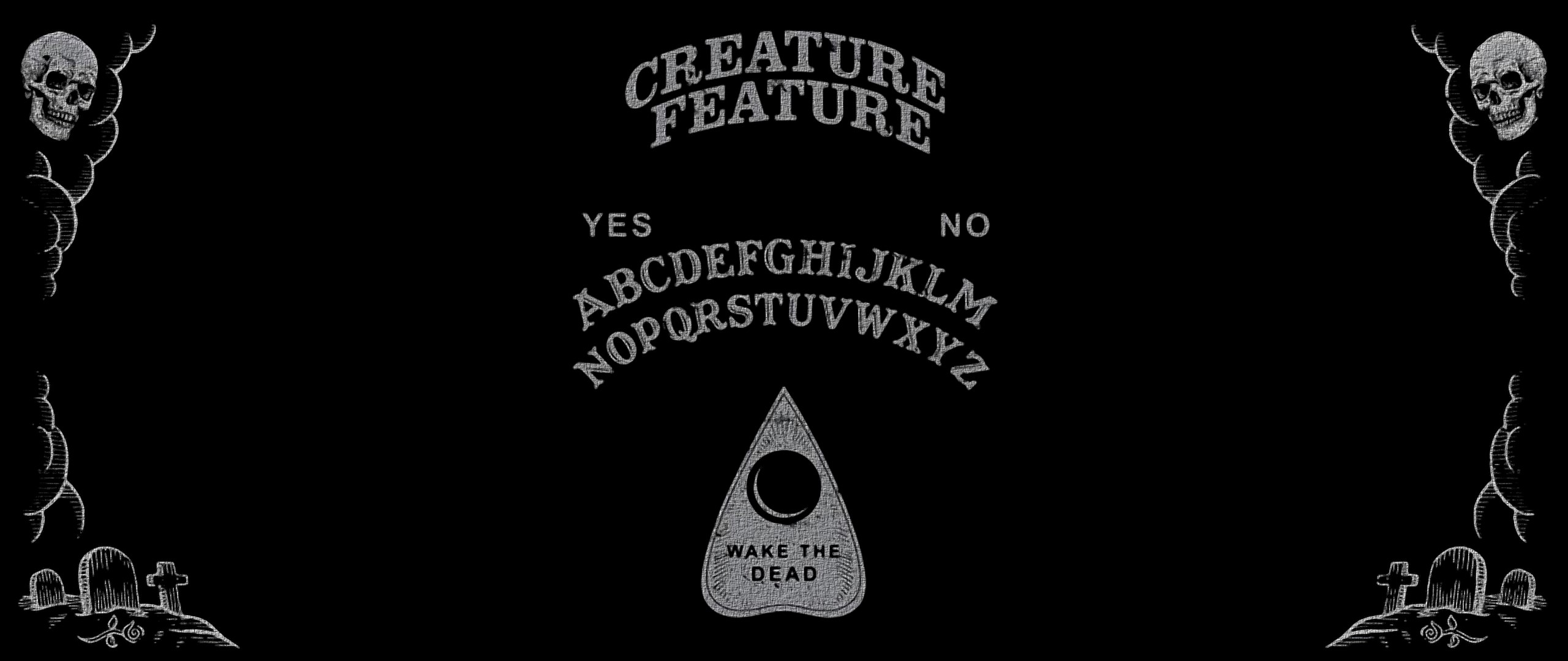 Creature Feature Ouija Board Halloween HD Wallpaper
