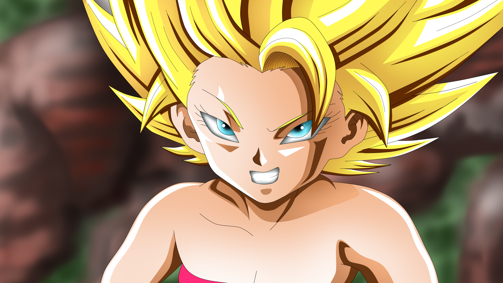 Caulifla from Dragon Ball Super HD Wallpaper