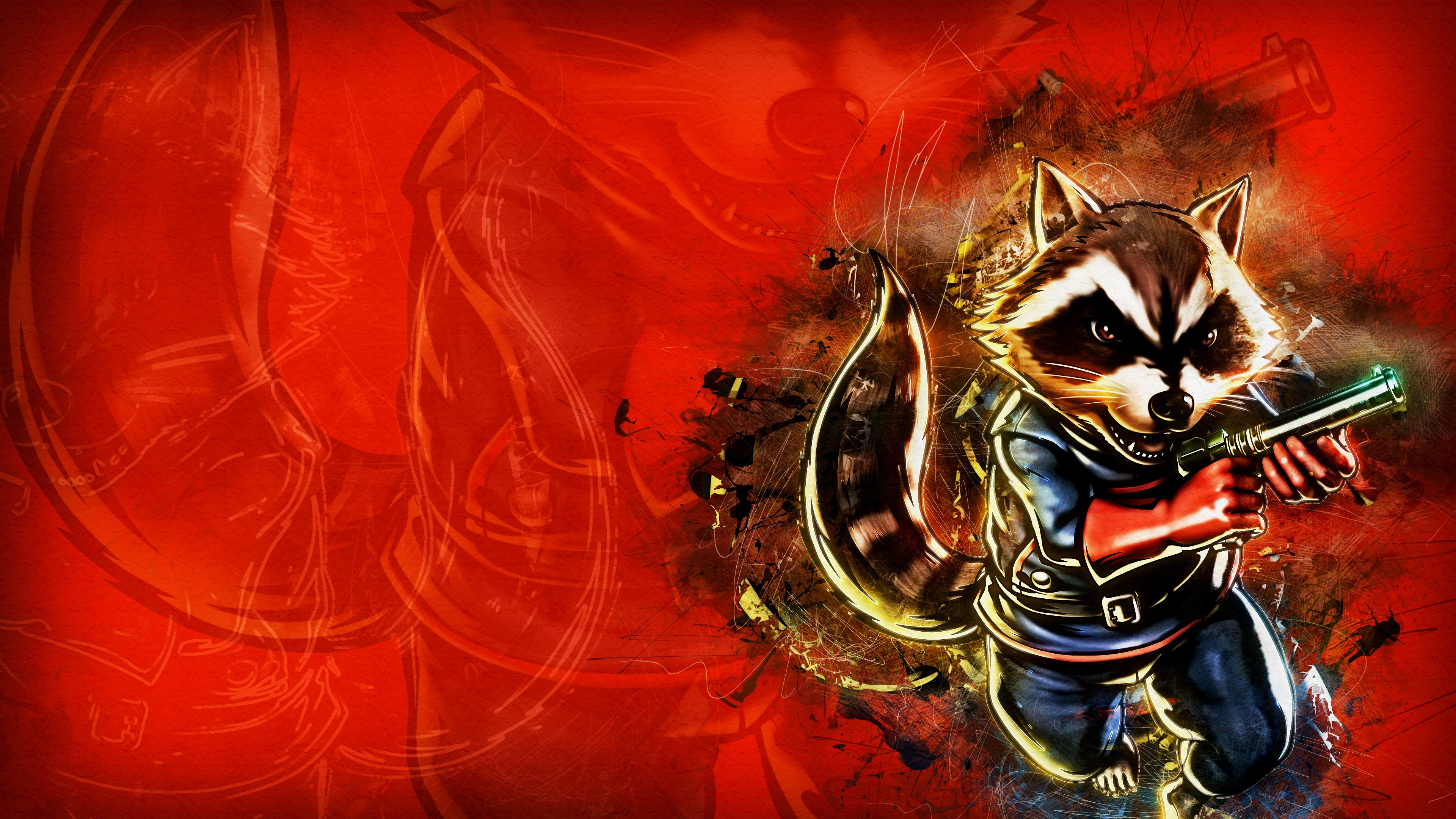 Rocket Raccoon from Marvel vs. Capcom 3 HD Wallpaper