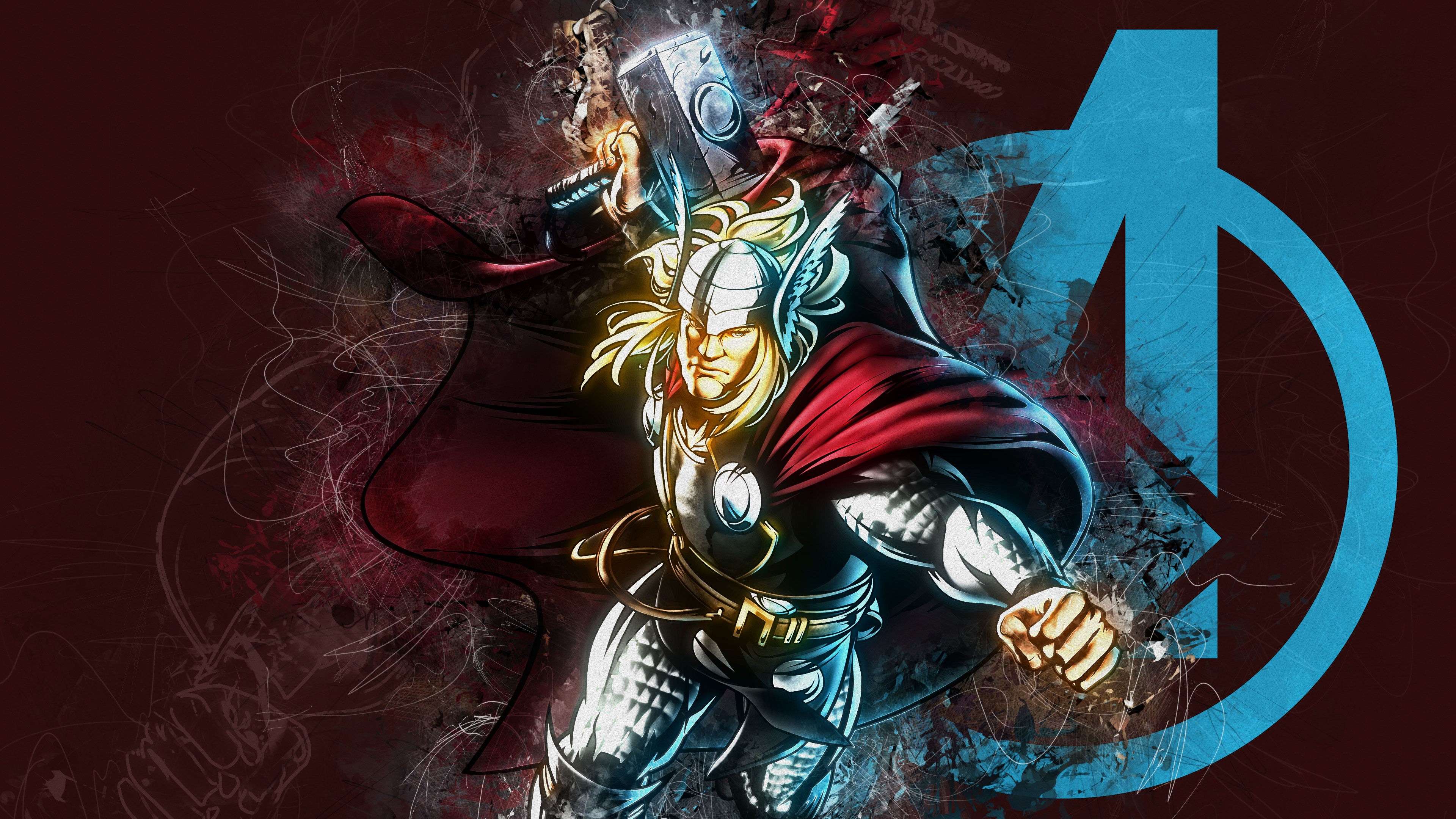 Thor from Marvel vs. Capcom 3: Fate of Two Worlds artwork HD Wallpaper