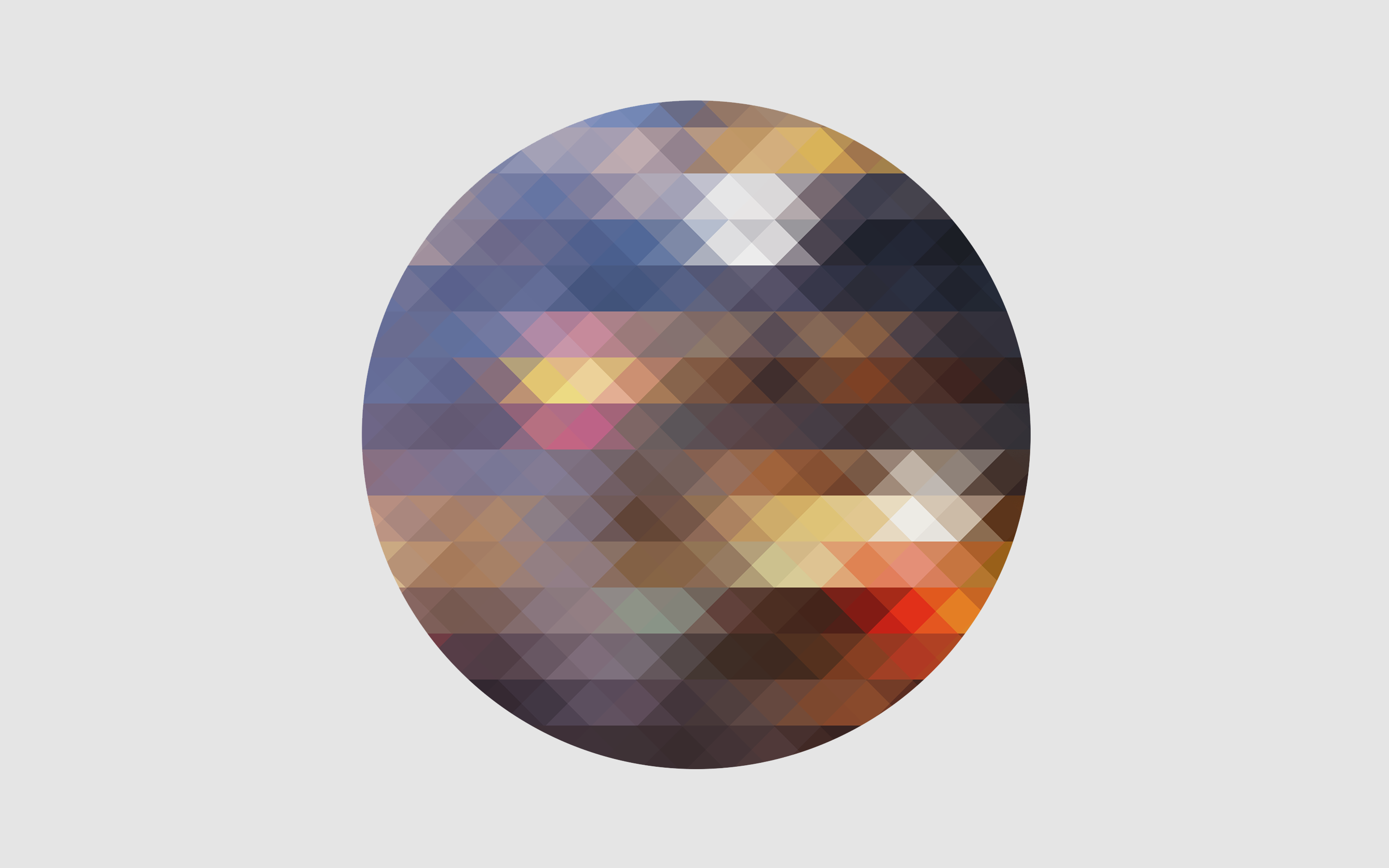 Abstract circle with geometric patterns HD Wallpaper