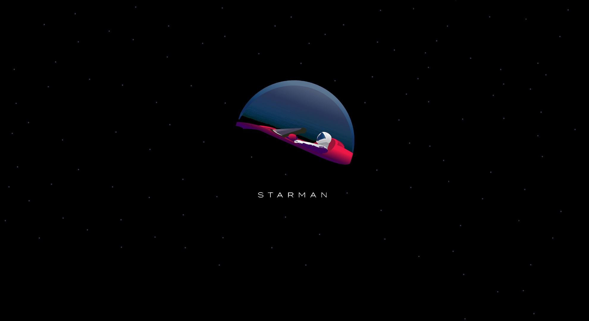 Starman in a Tesla Roadster in space HD Wallpaper