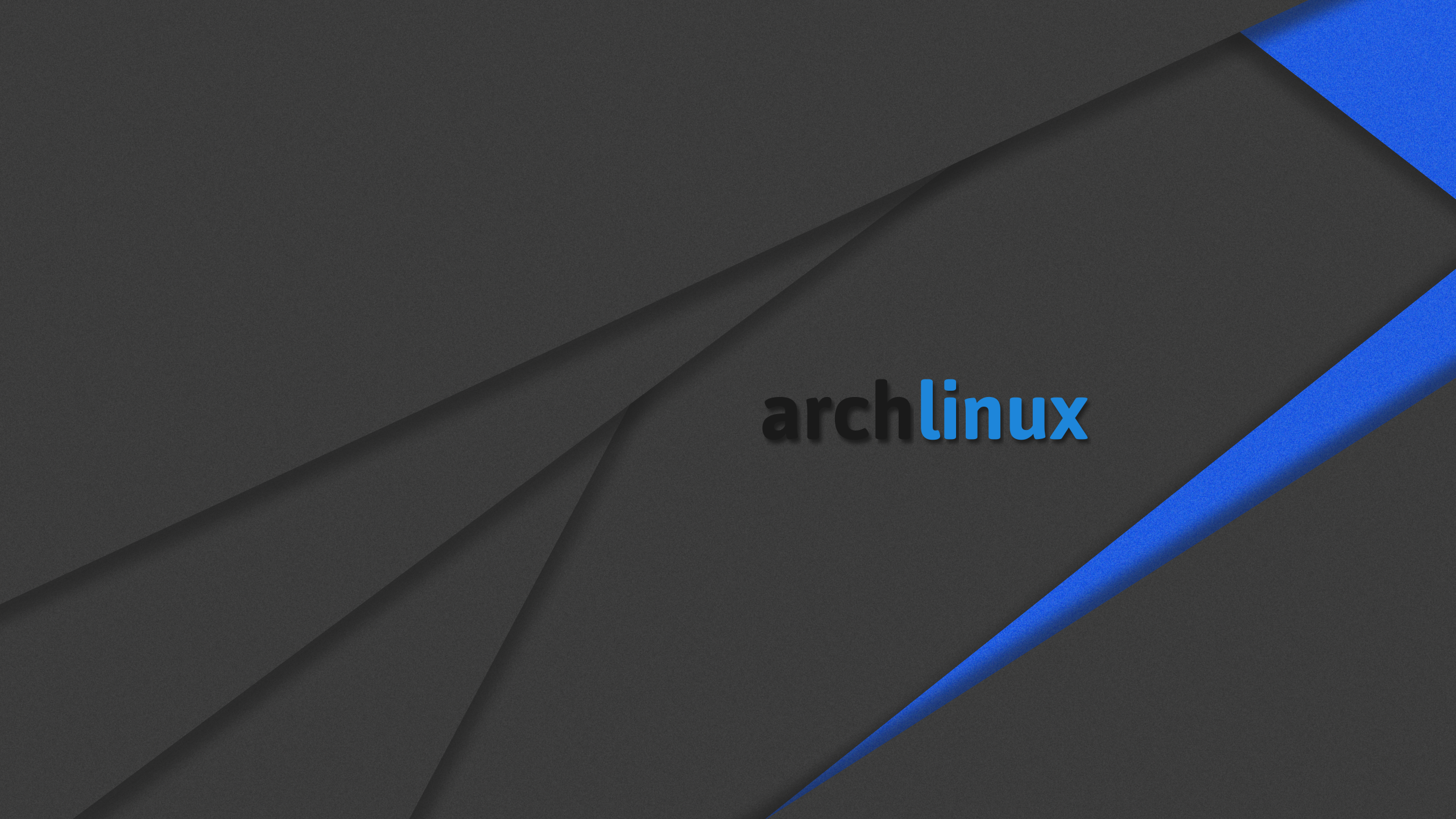 Arch Linux logo on a dark abstract background HD Wallpaper
