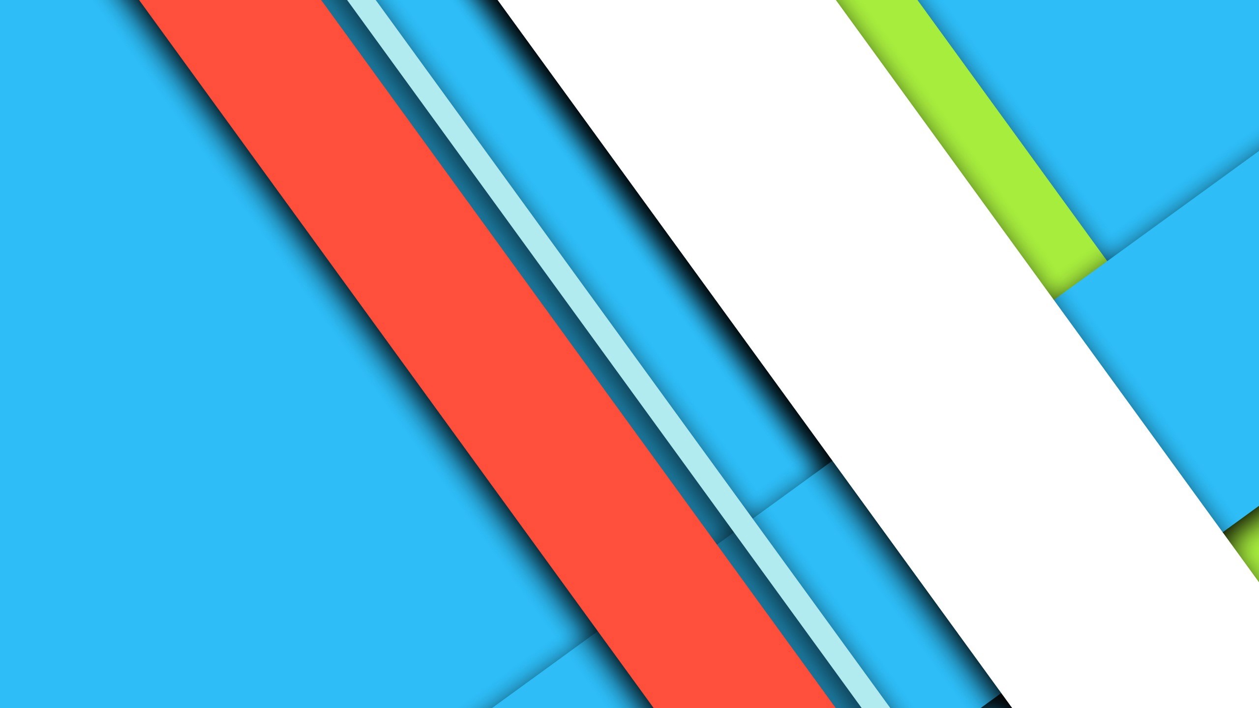Abstract geometric shapes with overlapping layers HD Wallpaper