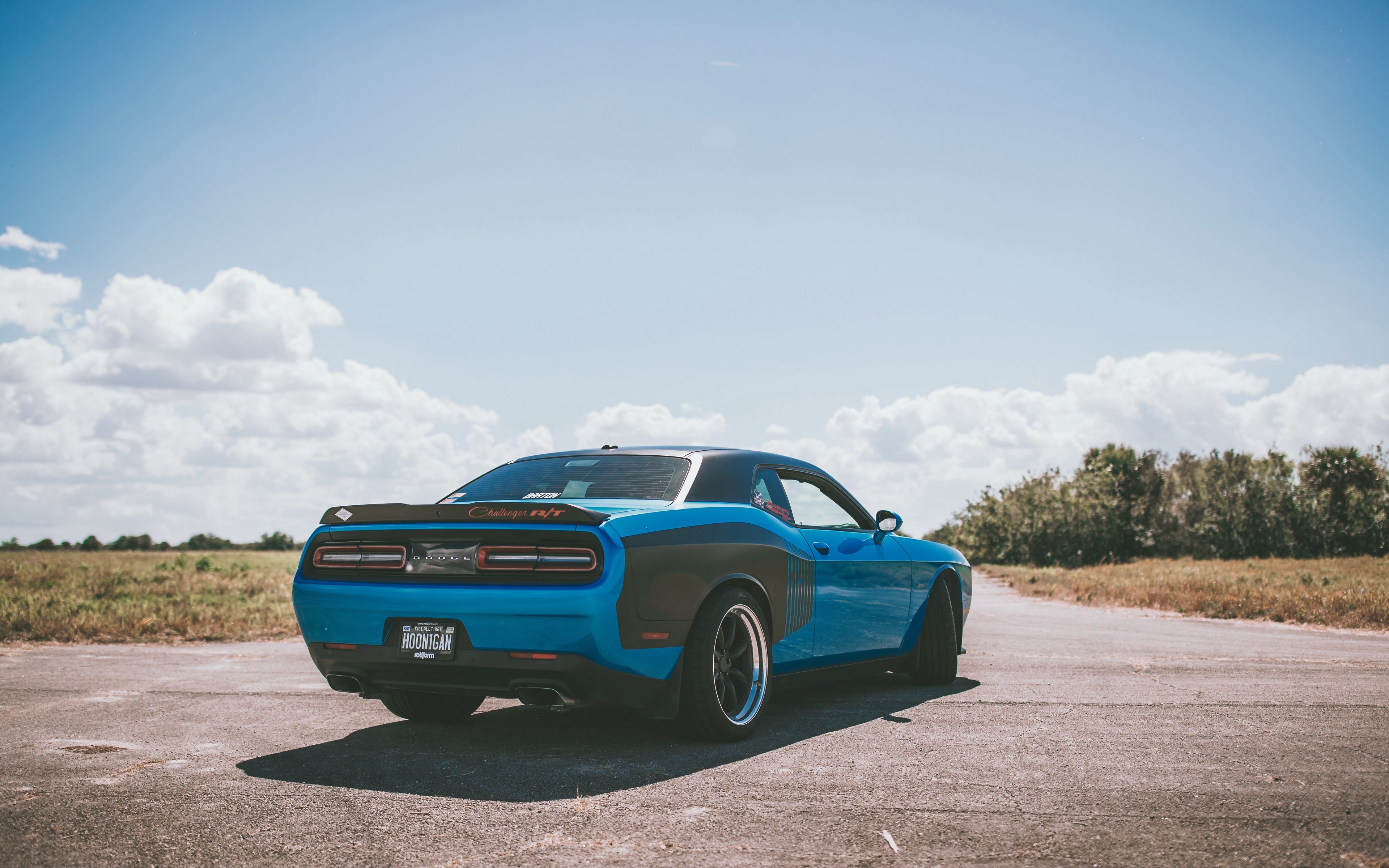 4K Dodge Challenger R/T Hoonigan HD Wallpaper