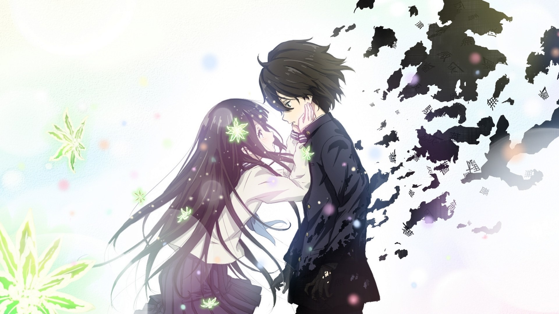 Houtarou Oreki and Hotaru Tomoe from Hyouka HD Wallpaper