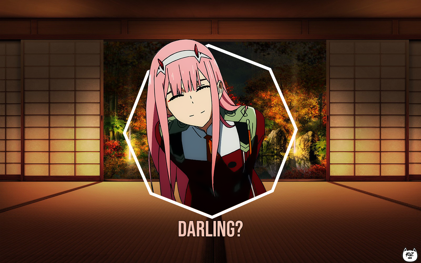 Zero Two from Darling in the FranXX HD Wallpaper