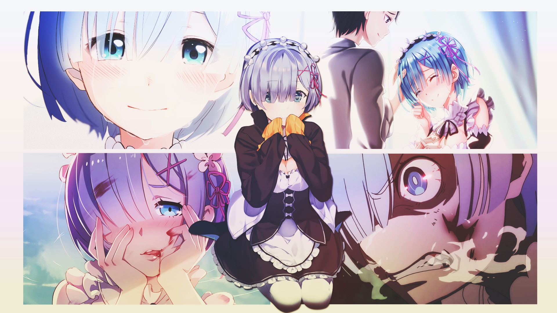 Rem from Re:Zero Kara Hajimeru Isekai Seikatsu HD Wallpaper