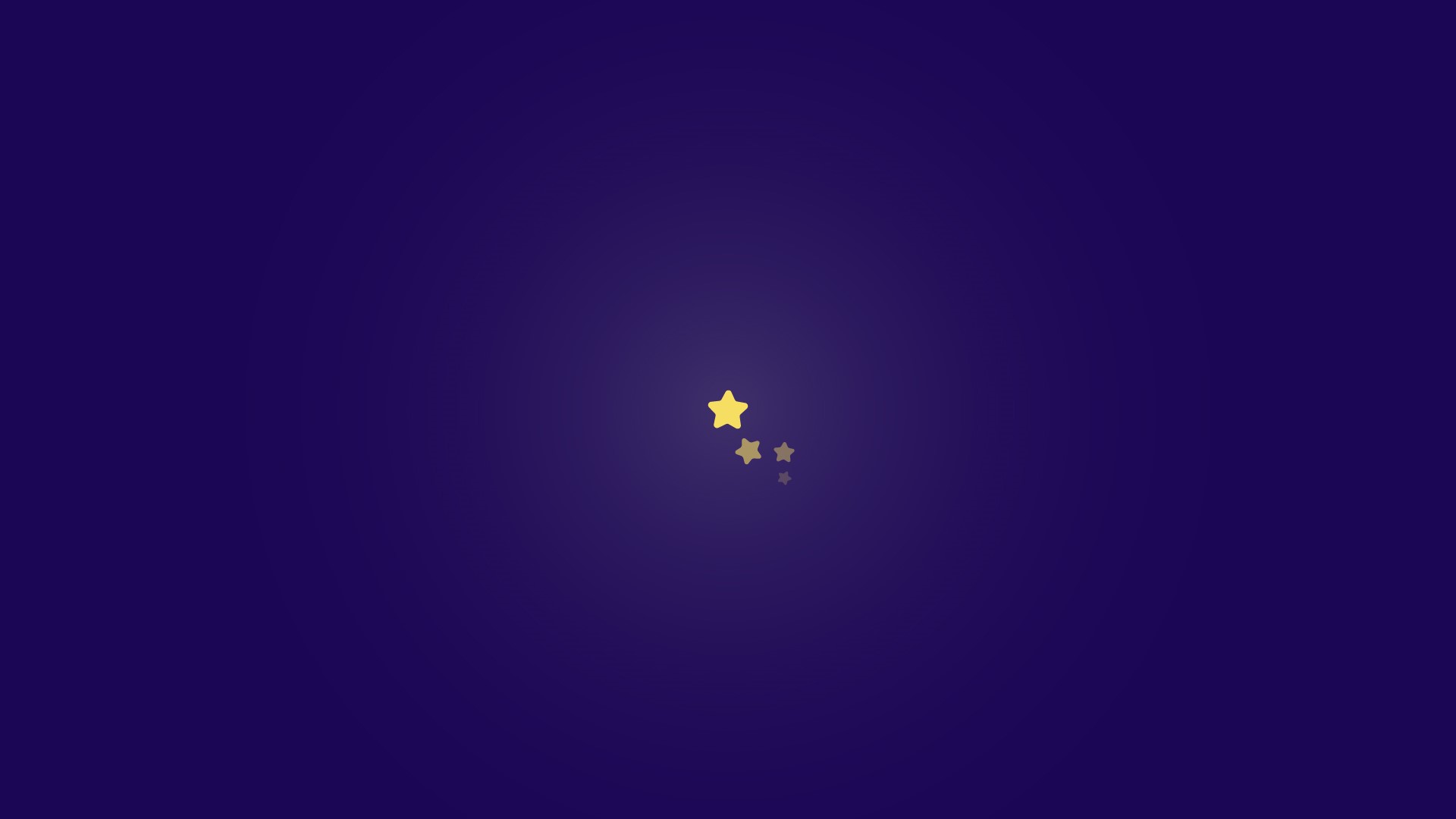 Yellow and grey stars on a dark purple background HD Wallpaper