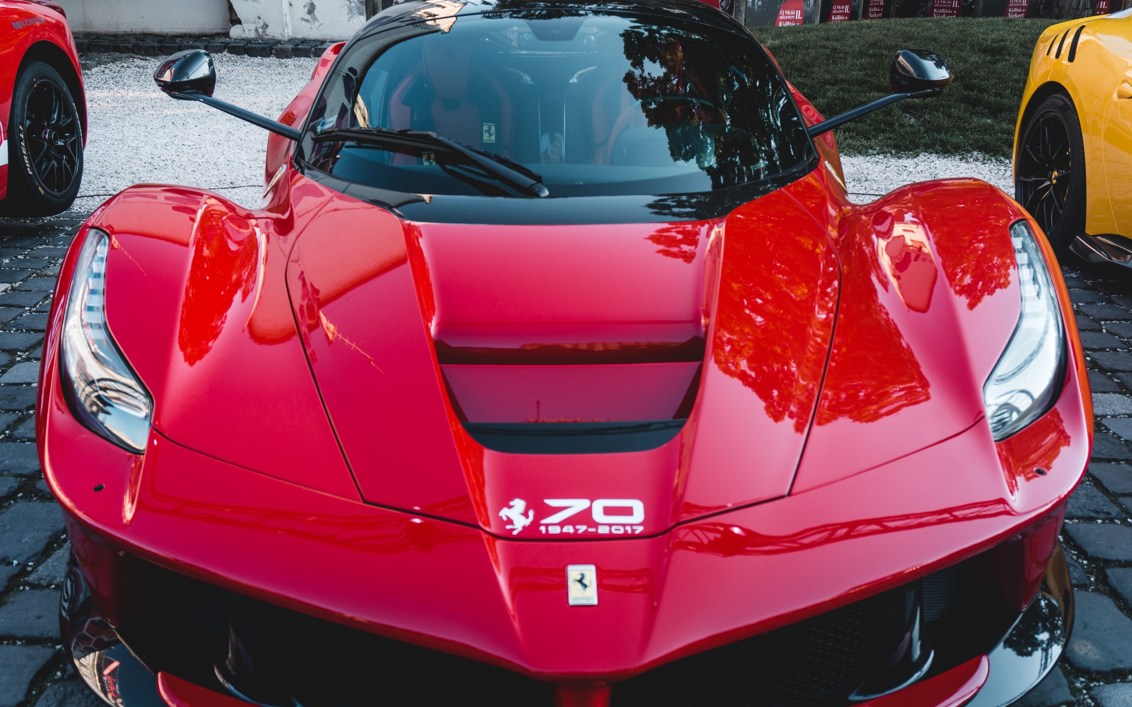 Red Ferrari 70th Anniversary Edition Car HD Wallpaper