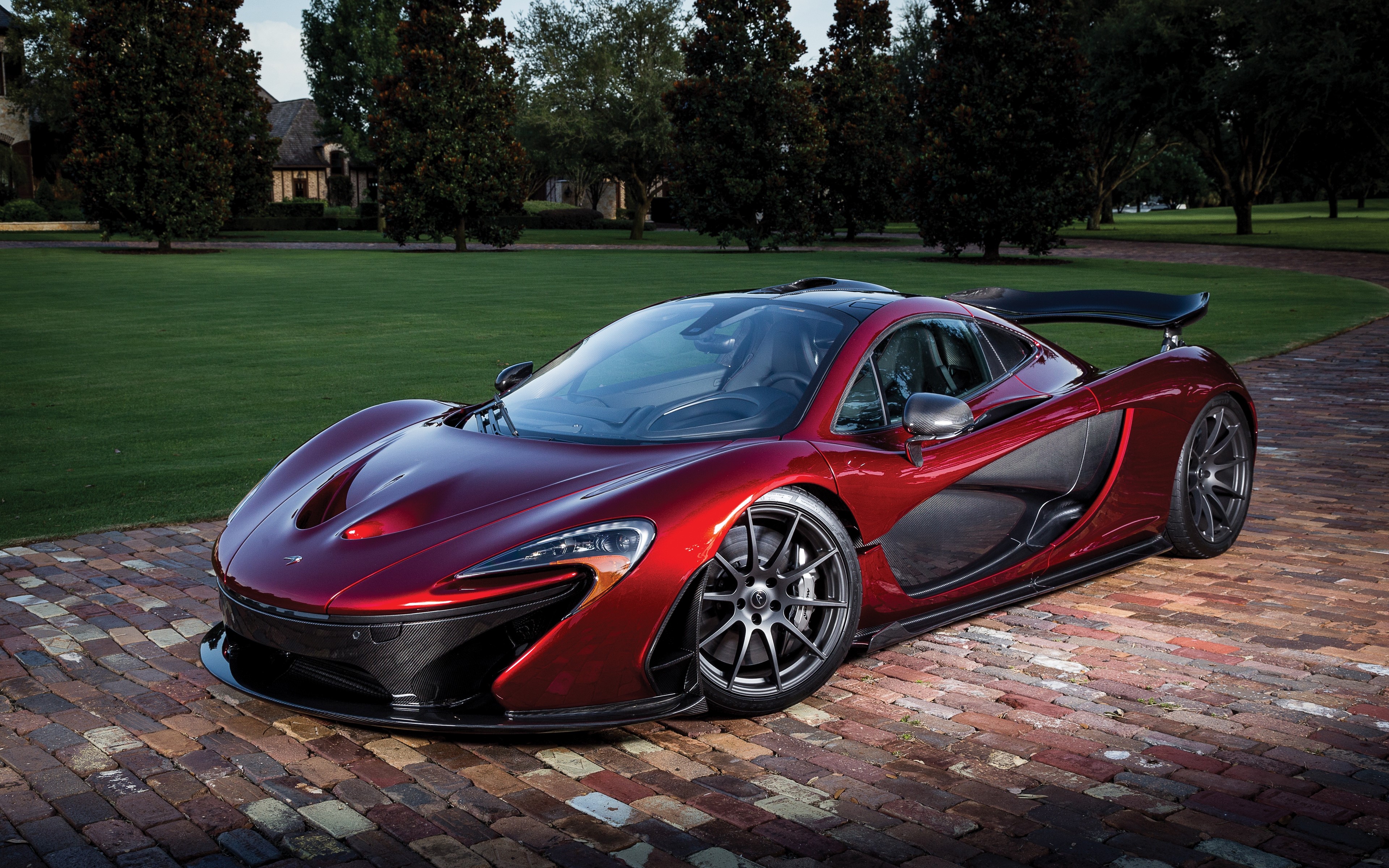 4K Red McLaren P1 Car HD Wallpaper