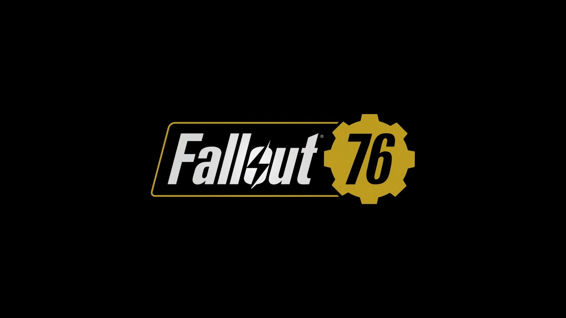 Fallout 76 logo HD Wallpaper