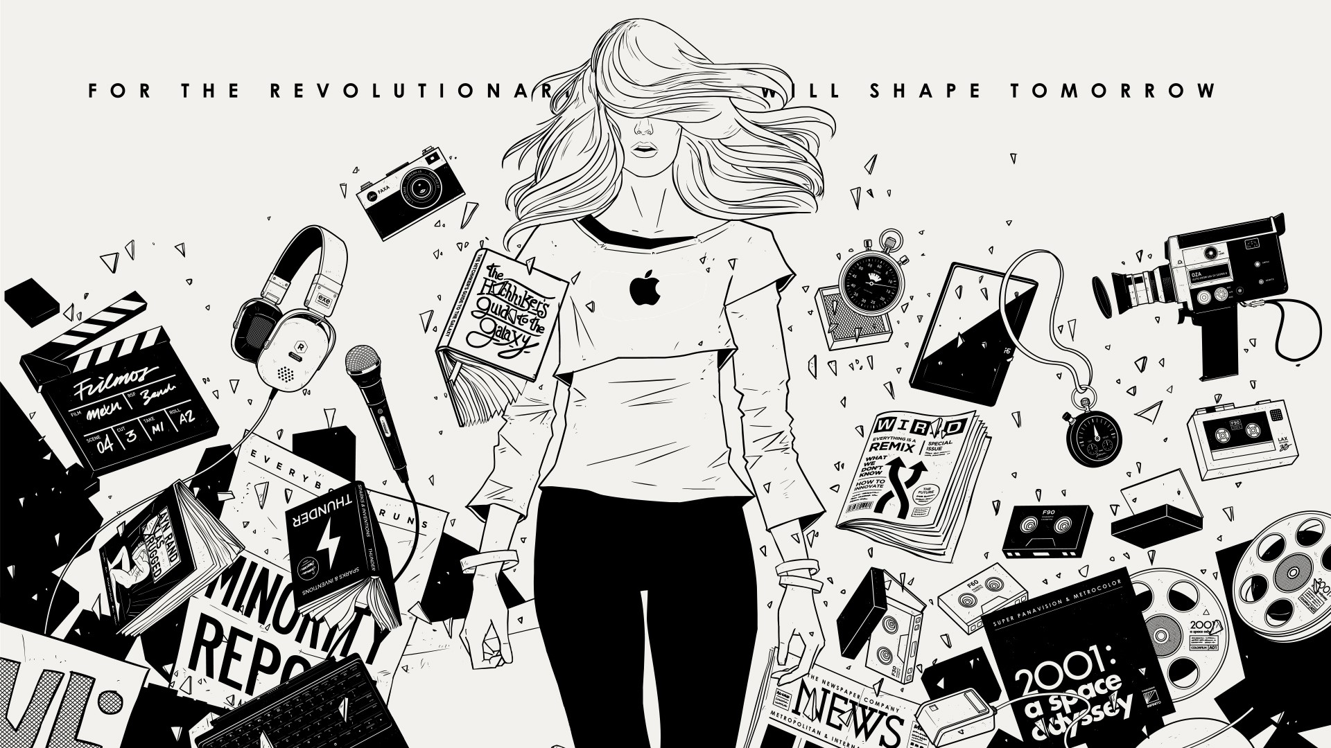 Revolutionary Art and Technology HD Wallpaper