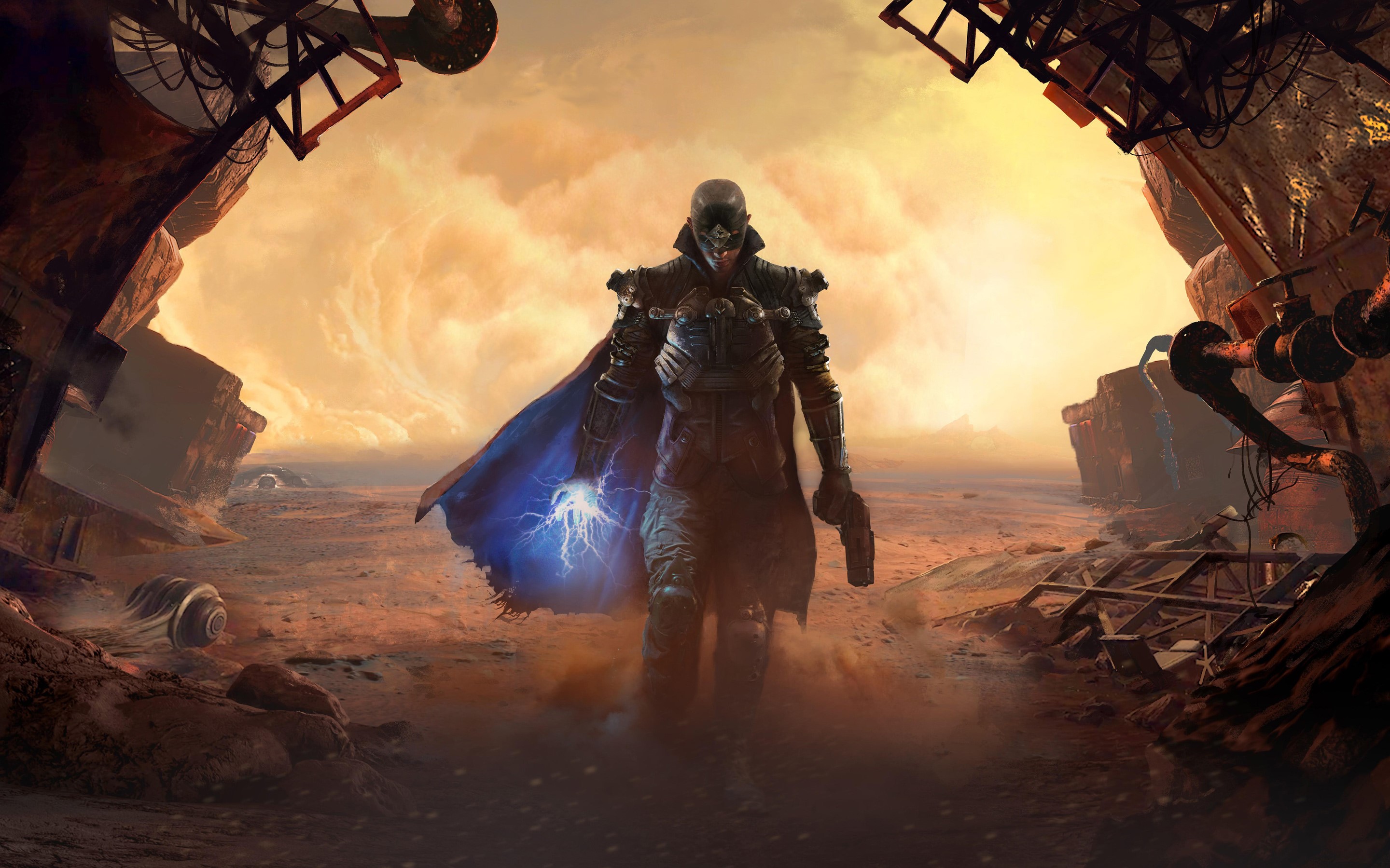 The Technomancer on Mars HD Wallpaper