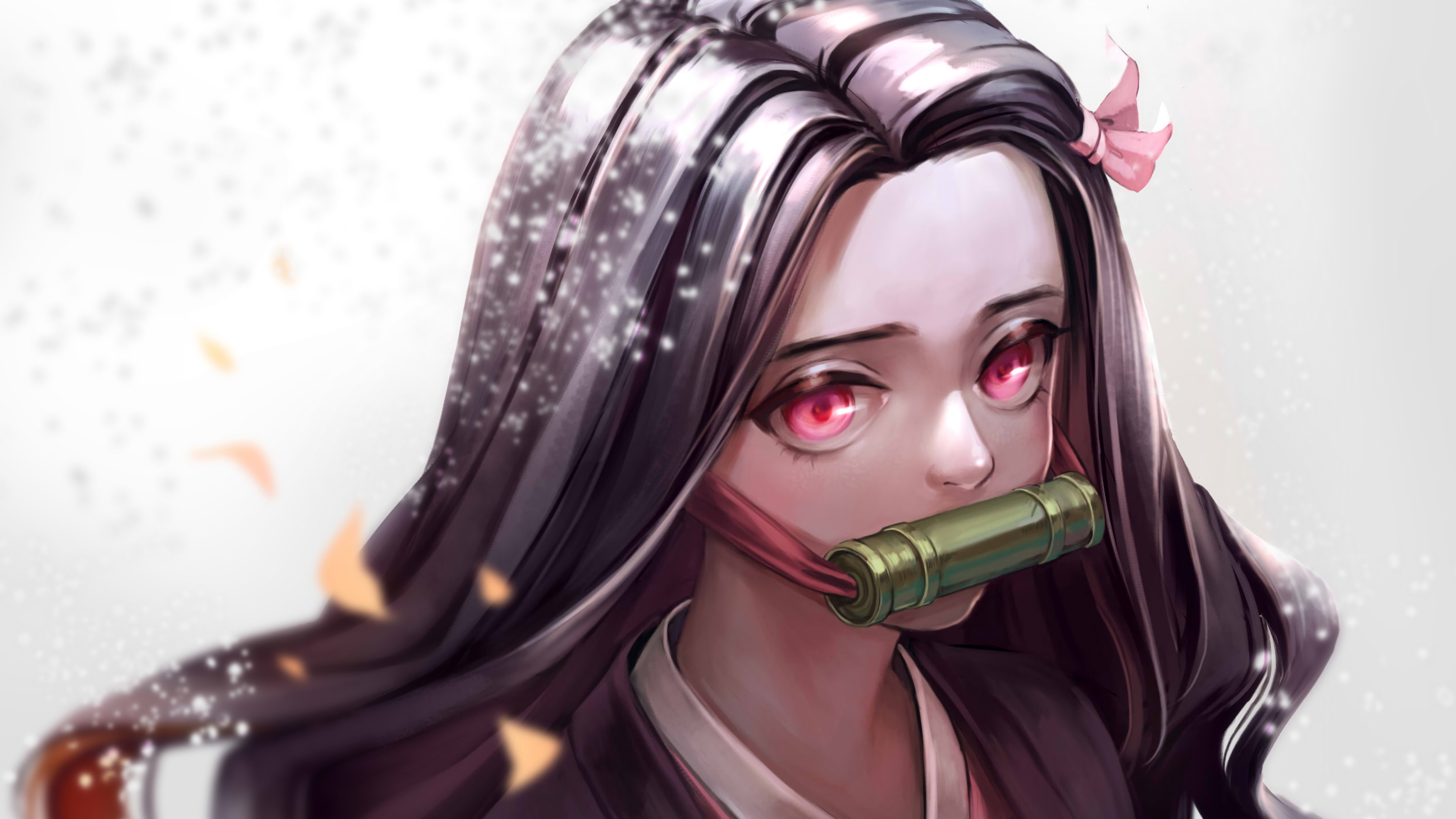 Kamado Nezuko from Kimetsu no Yaiba HD Wallpaper