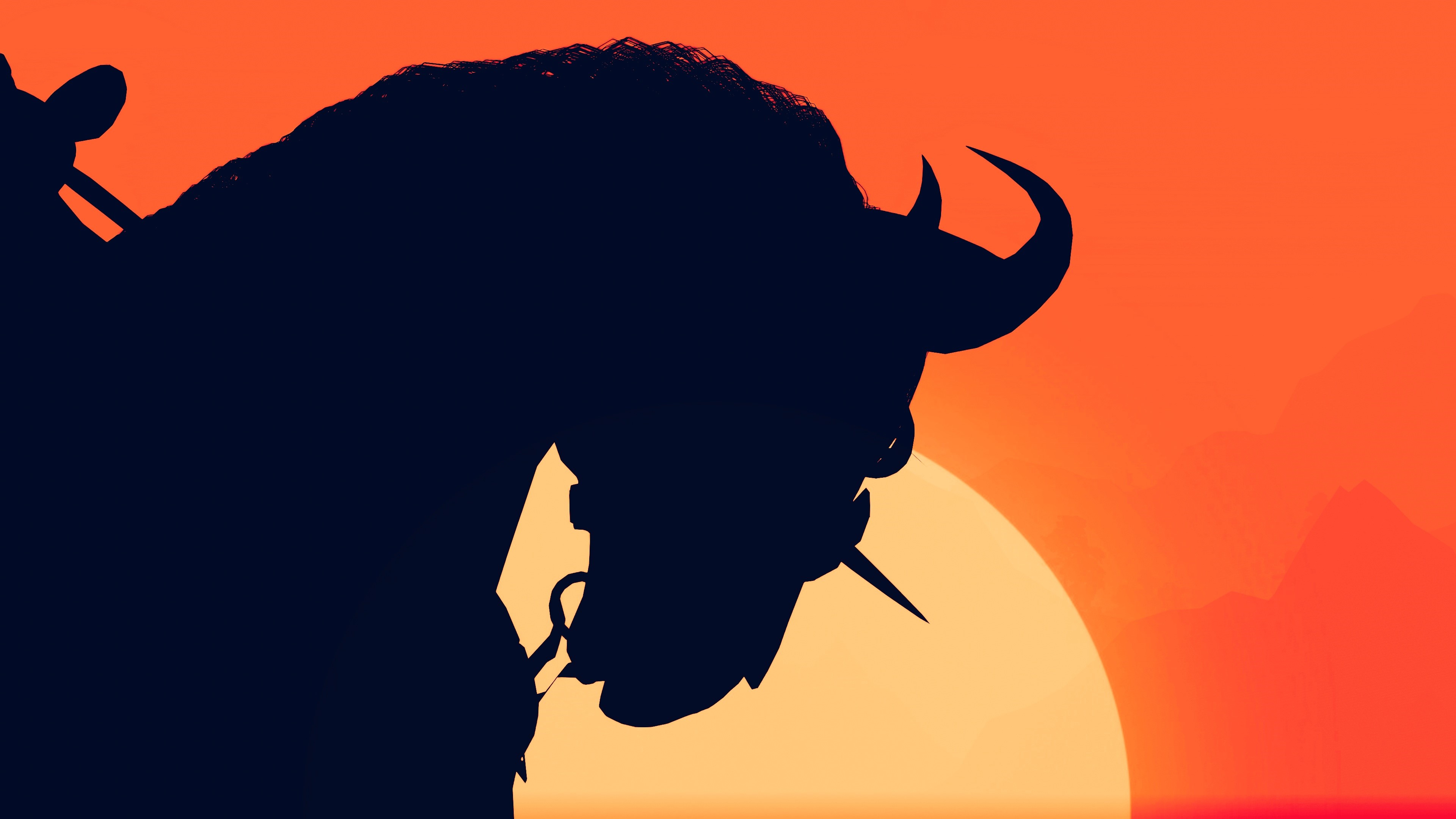 Geralt of Rivia from The Witcher 3: Wild Hunt silhouette HD Wallpaper