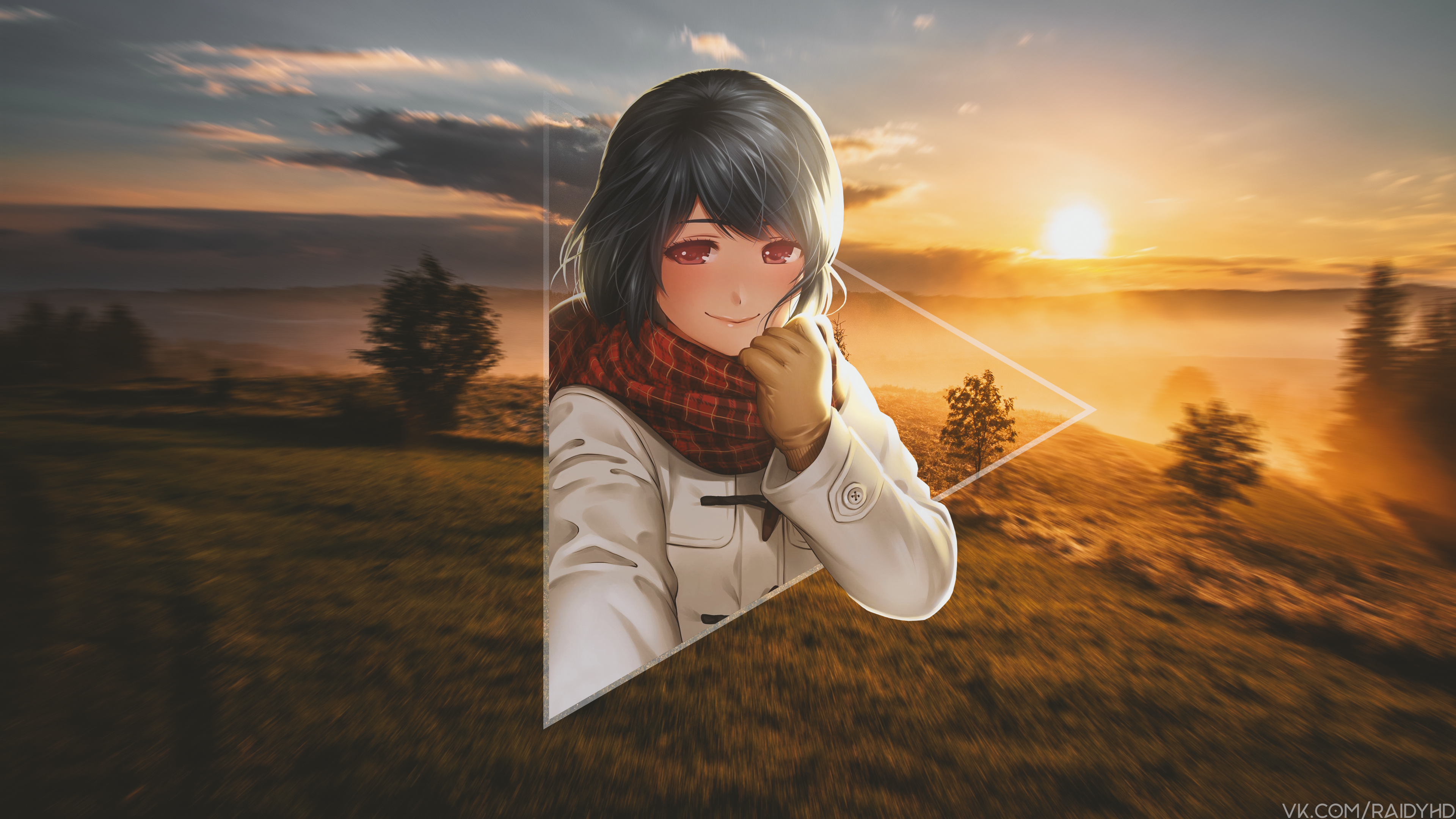 4K picture-in-picture of Rui Tachibana from Domestic na Kanojo HD Wallpaper